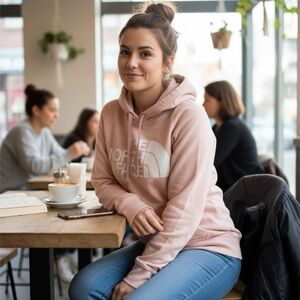 The North Face Light Pink Hoodie